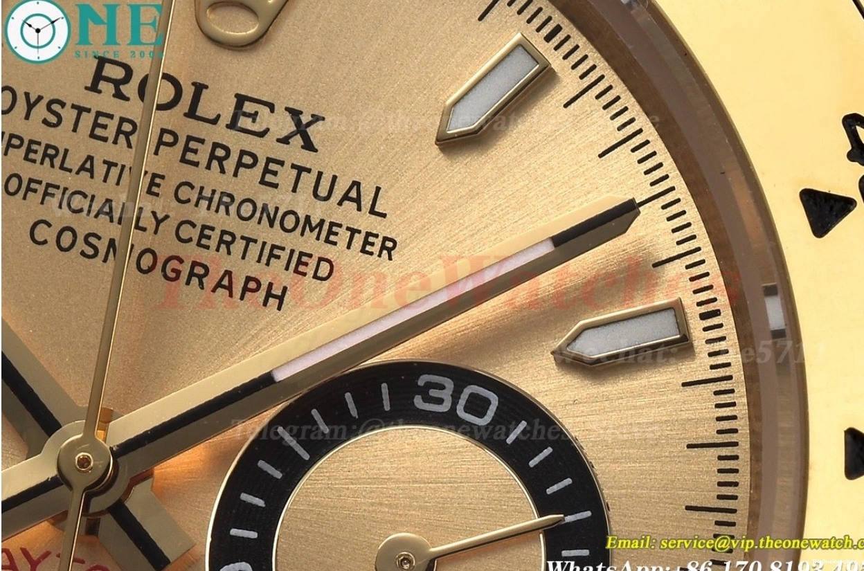 YG GDF Dial Gold 40mm YG Daytona A3836 0303